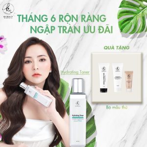 Chương trình khuyến mãi tháng 6-Mua Toner tặng set mẫu thử 3 món
