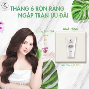 Chương trình khuyến mãi tháng 6-Mua Sữa tắm bất kỳ tặng ngay sữa rửa mặt 30g