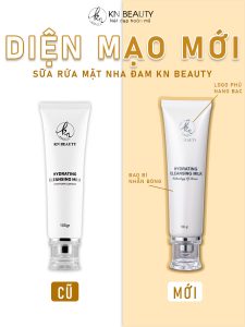 sữa rửa mặt kn beauty thay đổi diện mạo mới