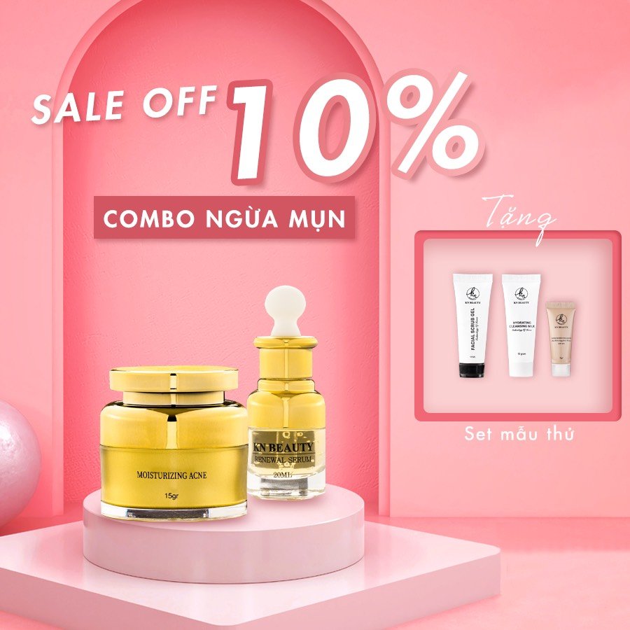 bộ kem mụn kn beauty
