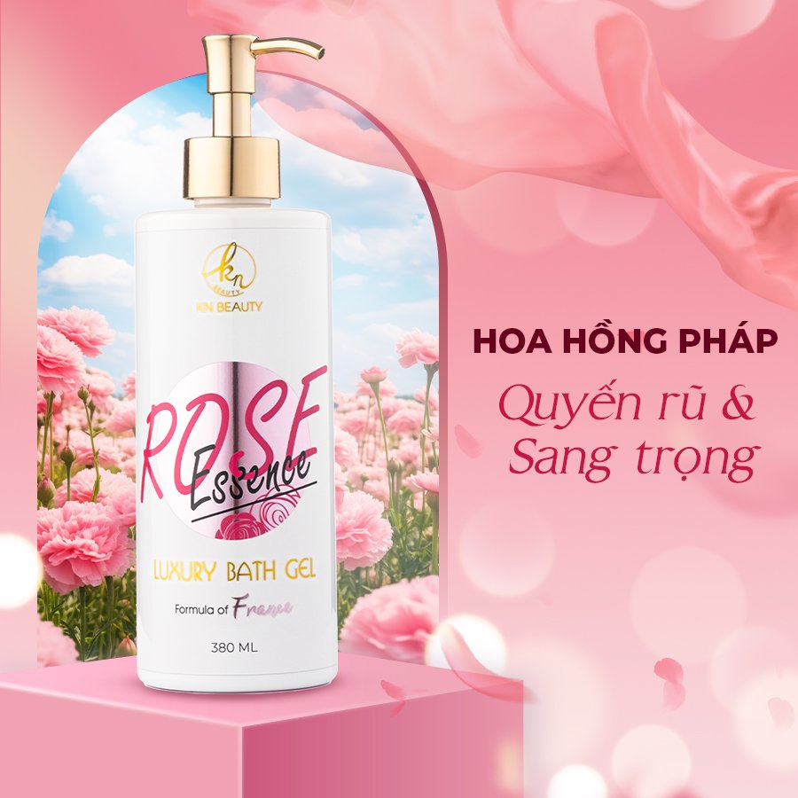  Hương thơm dịu dàng từ hoa hồng và lô hội để đánh thức mọi giác quan.