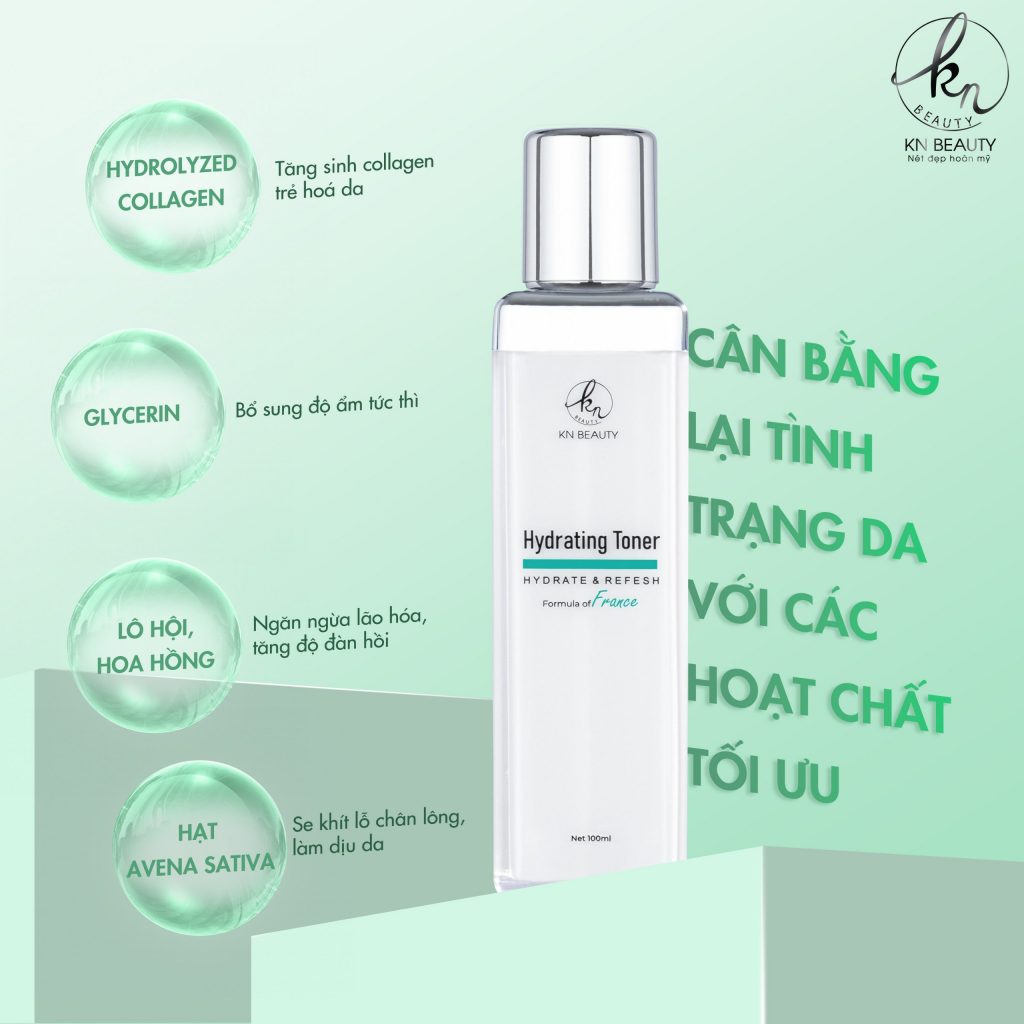 toner nước cân bằng da kn beauty