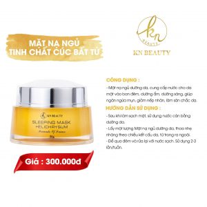"Chăm Sóc Da Với KN Beauty Sleeping Mask Helichrysum"