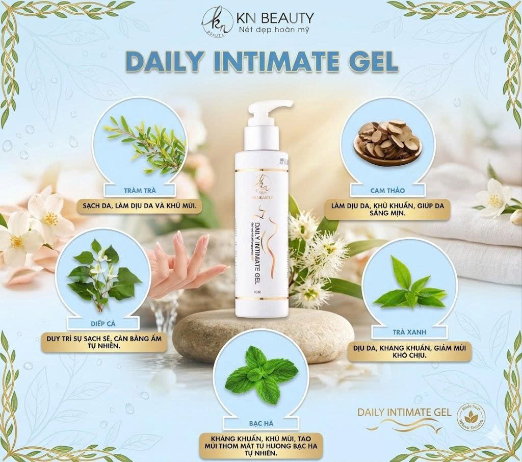"Giữ Vùng Nhạy Cảm Luôn Sạch Sẽ Với KN Beauty Gel"