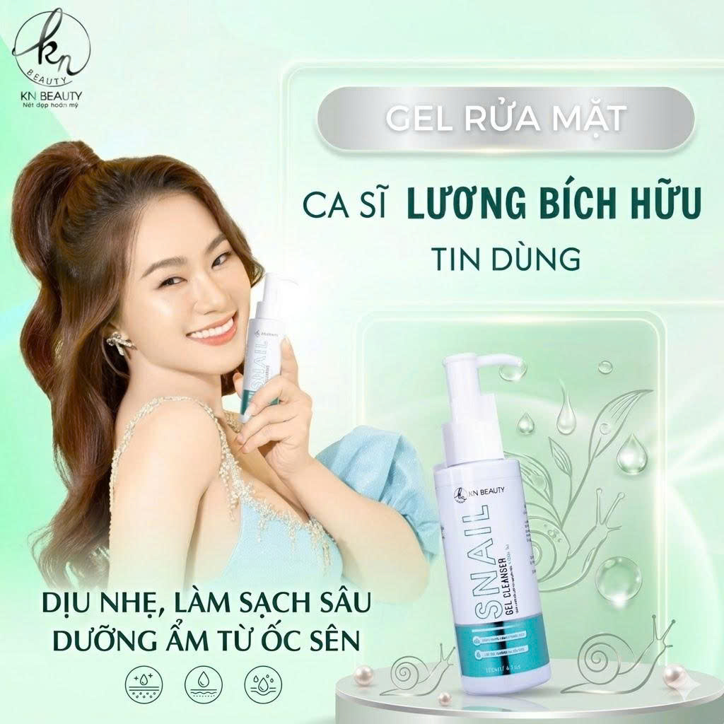 Gel Rửa Mặt Ốc Sên Giúp Làm Sạch Và Dưỡng Ẩm Da Mềm Mịn