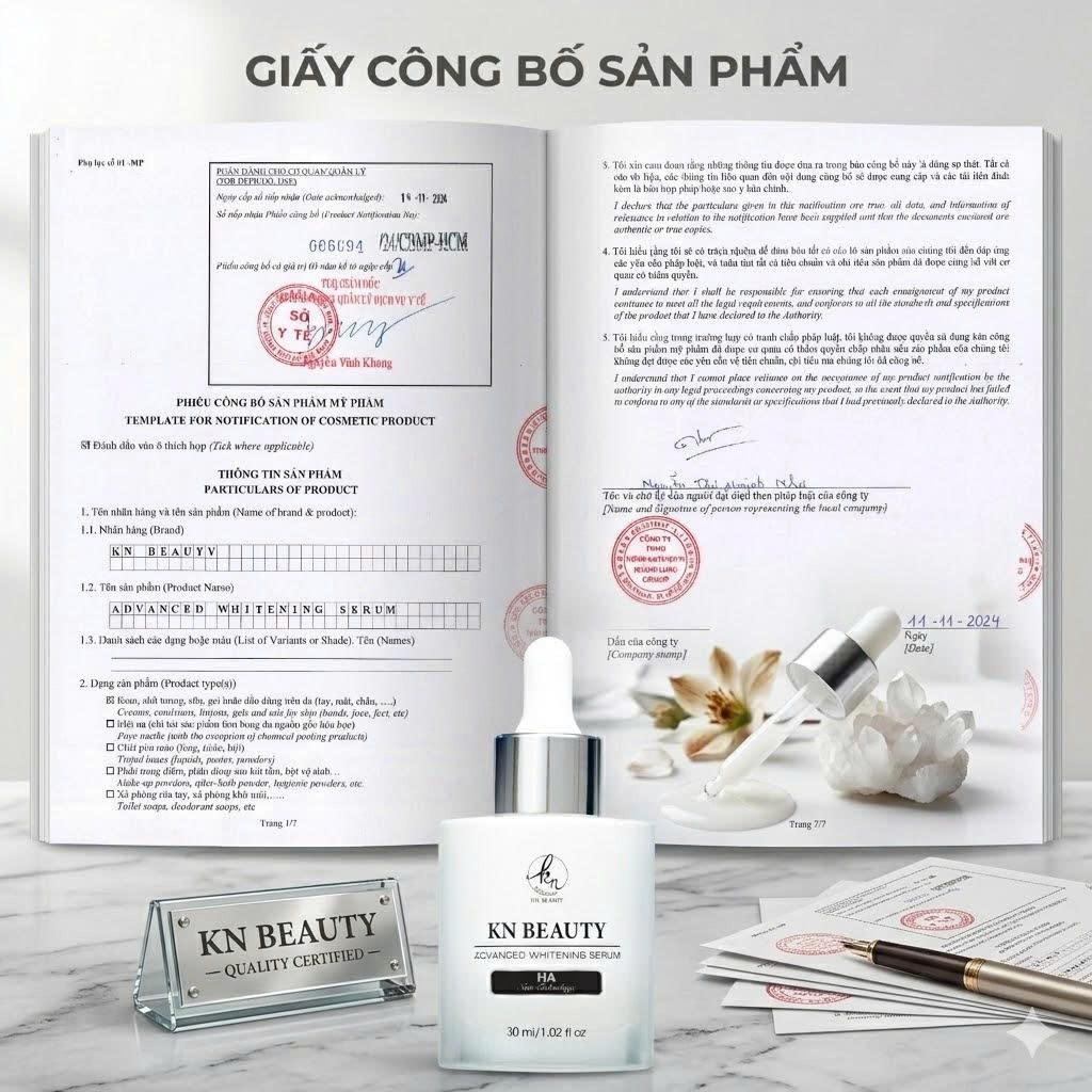 An Toàn và Minh Bạch Với Serum Làm Đẹp KN Beauty