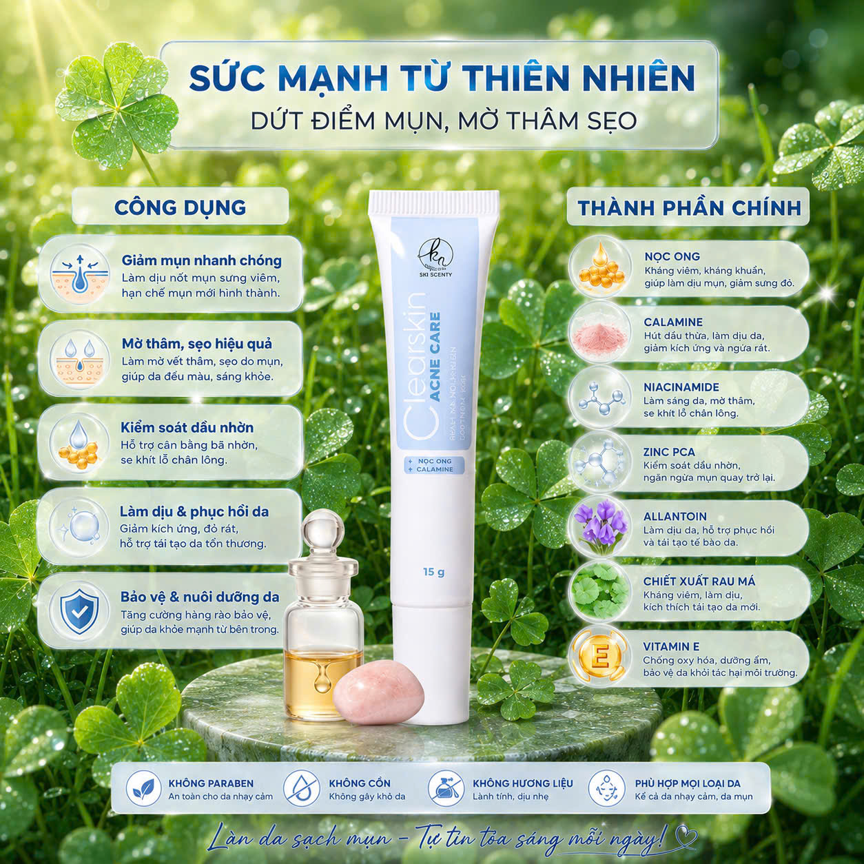Giải Pháp Trị Mụn Sưng Viêm Tự Nhiên Giúp Bạn Tỏa Sáng
